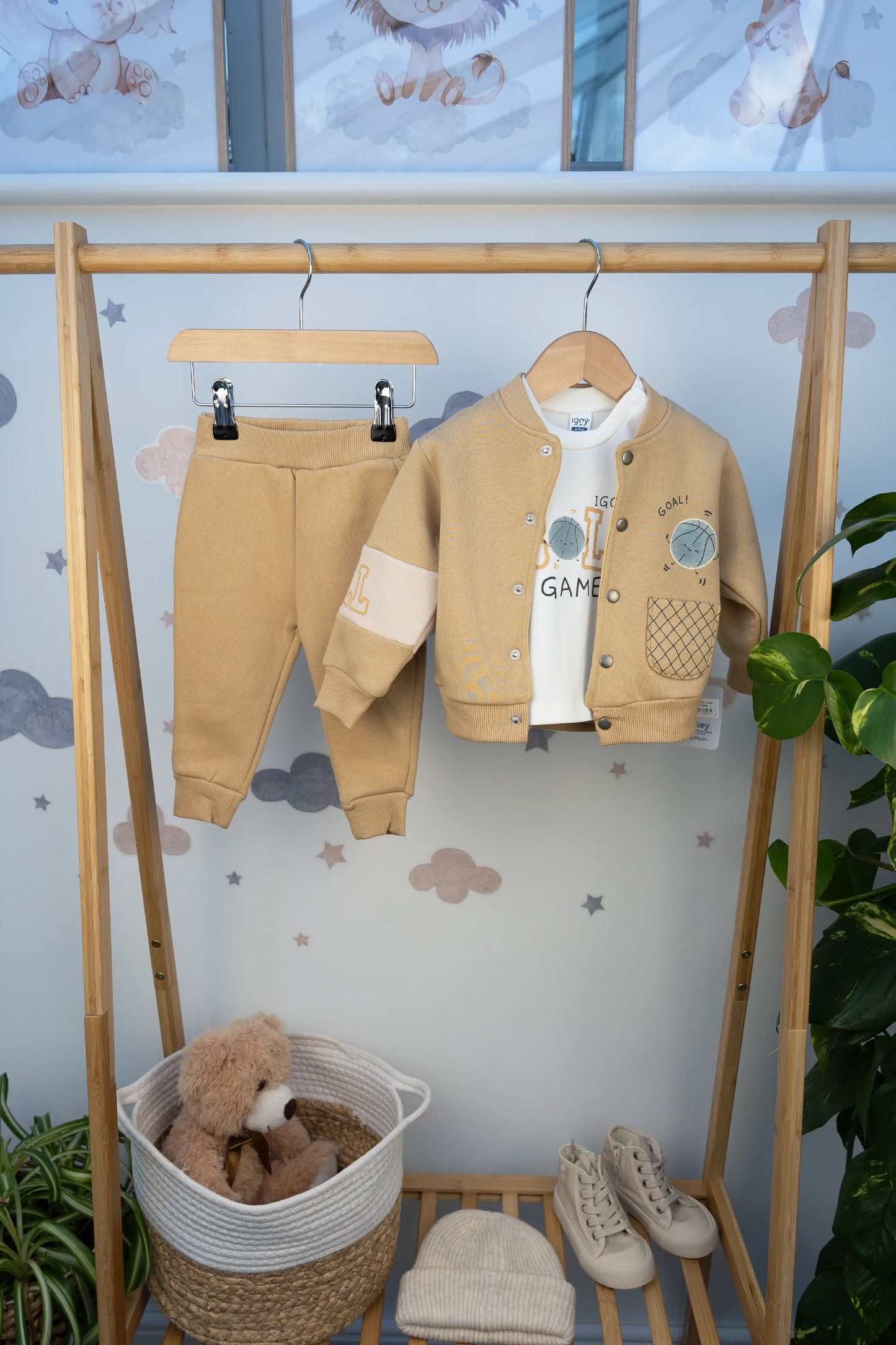 GOAL THEMED 3-PIECE BABY BOY SET (6-24M)