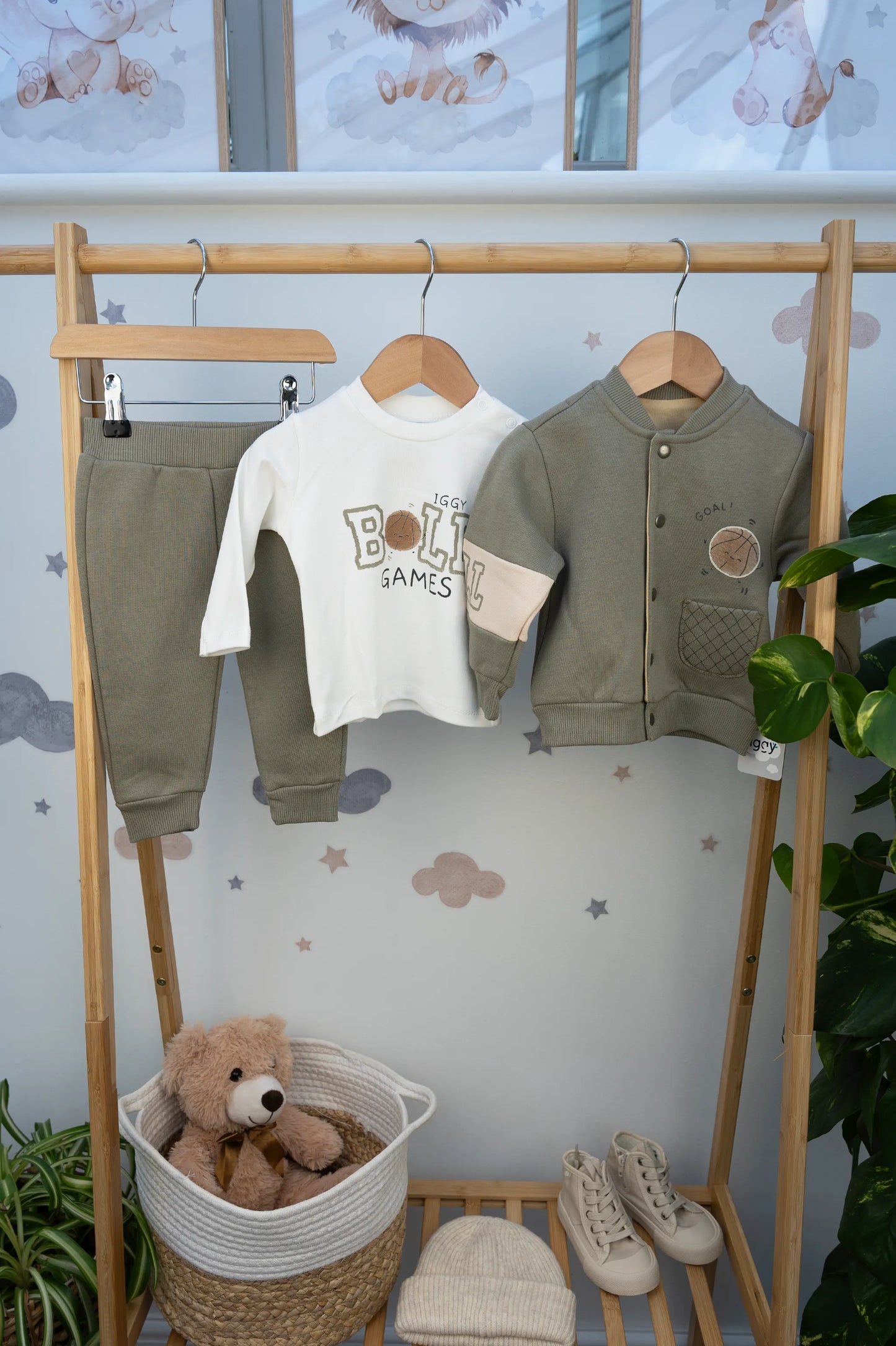 GOAL THEMED 3-PIECE BABY BOY SET (6-24M)