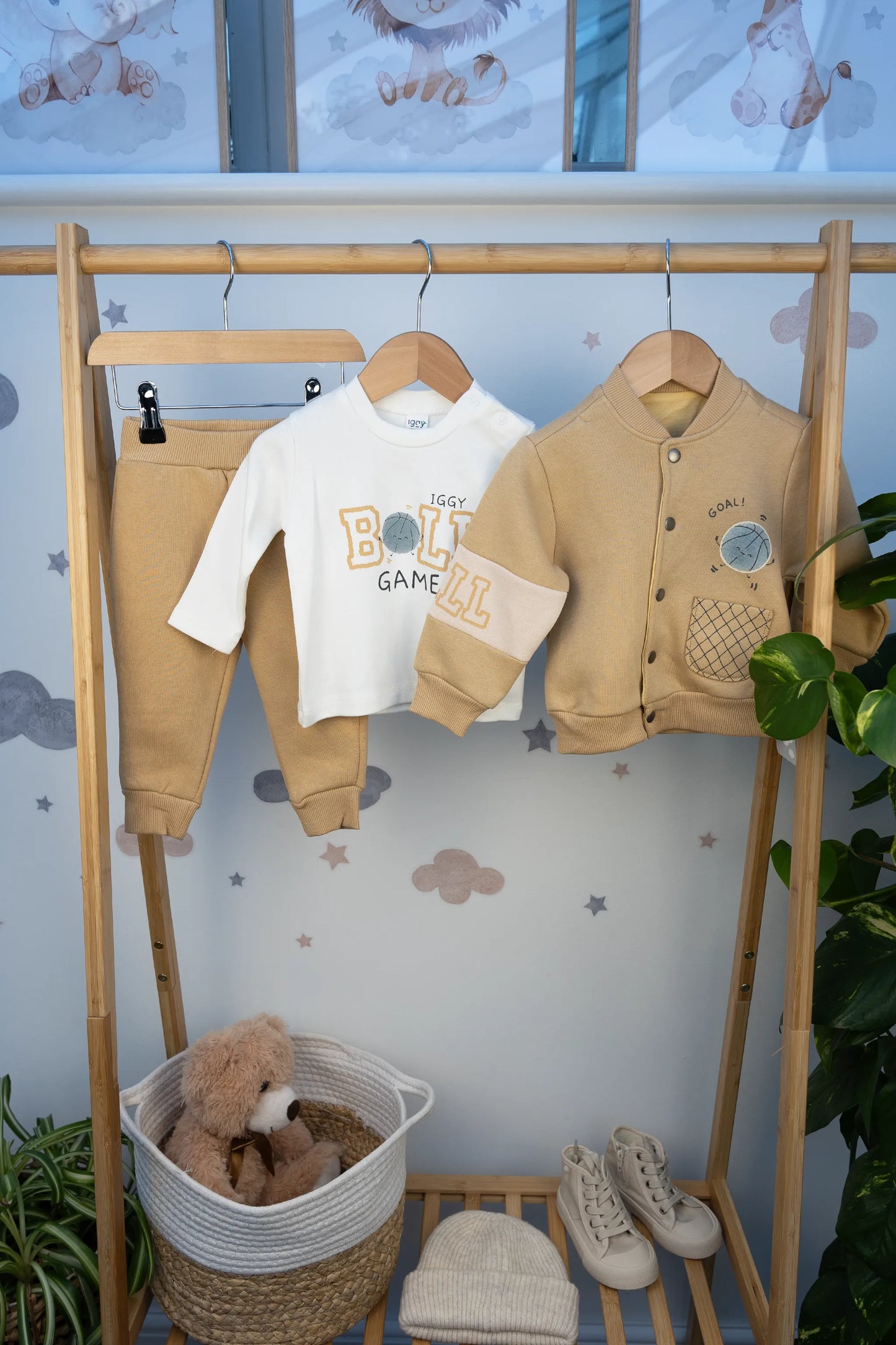 GOAL THEMED 3-PIECE BABY BOY SET (6-24M)