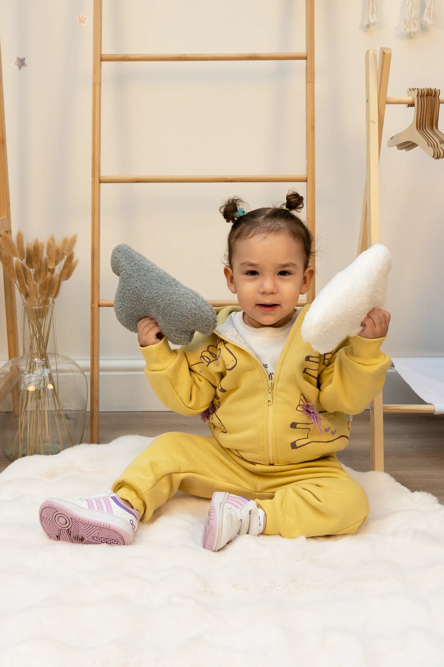 UNICORN PRINT HOODIE & JOGGER TROUSERS 3-PIECE SET (6-24M)