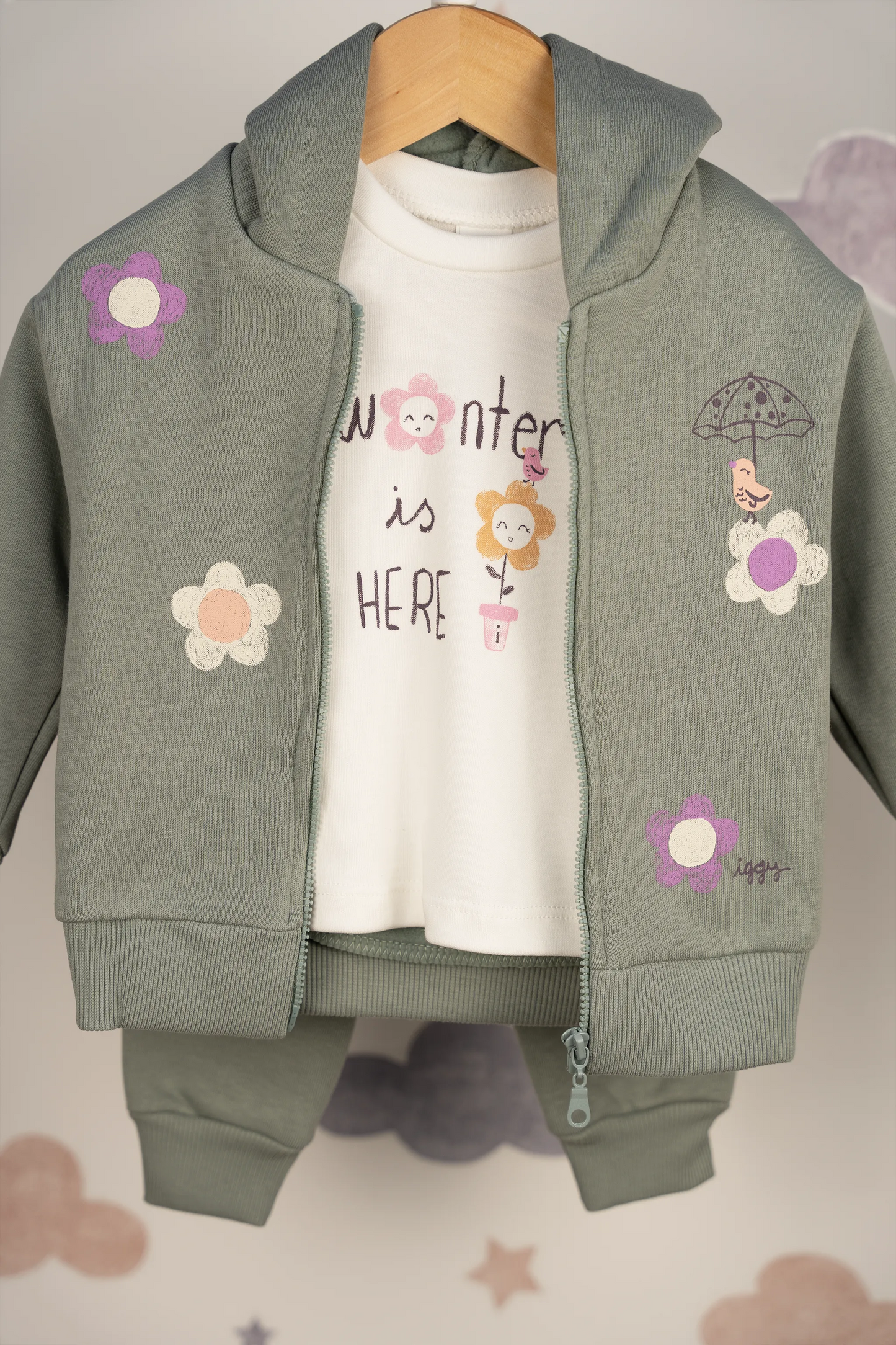 WINTER IS HERE BABY GIRL 3-PIECE SET (6-24M)