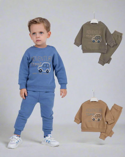 ADVENTURE TIME BABY BOY 3 THREAD TRACKSUIT SET (6-24M)