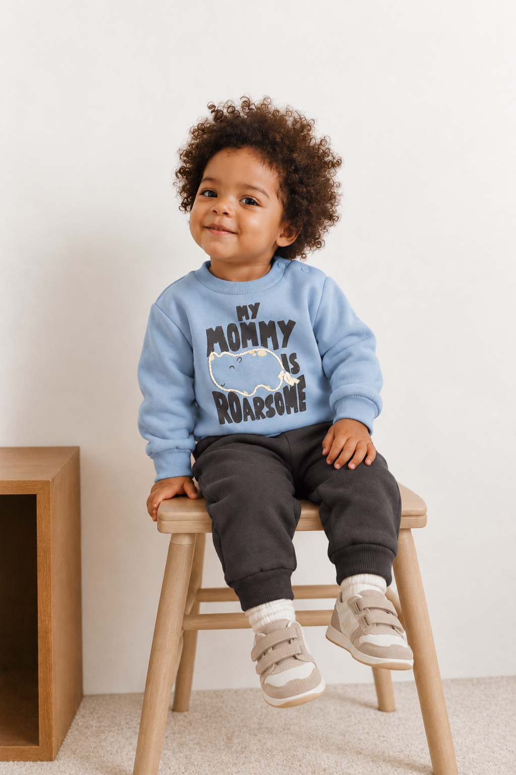 ROARSOME BABY BOY 3 THREAD TRACKSUIT SET (6-24M)