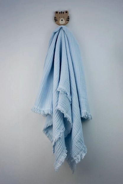 SOFT MUSLIN BABY BLANKET - AVAILABLE IN 5 COLORS