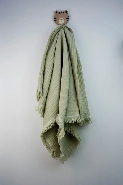 SOFT MUSLIN BABY BLANKET - AVAILABLE IN 5 COLORS