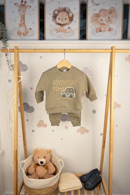 ADVENTURE TIME BABY BOY 3 THREAD TRACKSUIT SET (6-24M)