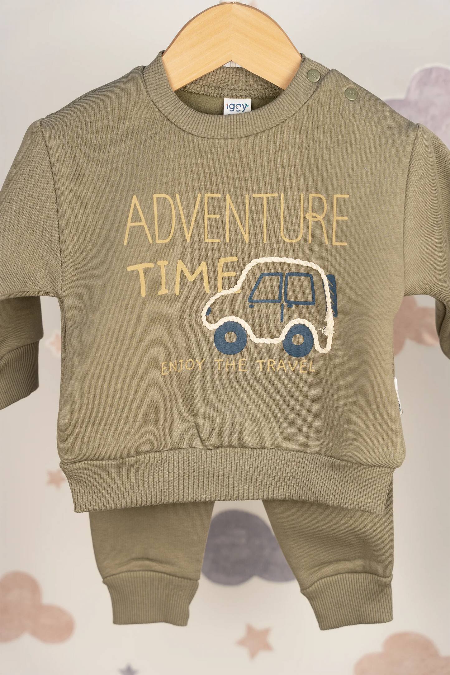 ADVENTURE TIME BABY BOY 3 THREAD TRACKSUIT SET (6-24M)