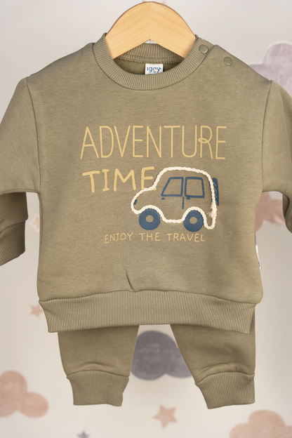 ADVENTURE TIME BABY BOY 3 THREAD TRACKSUIT SET (6-24M)