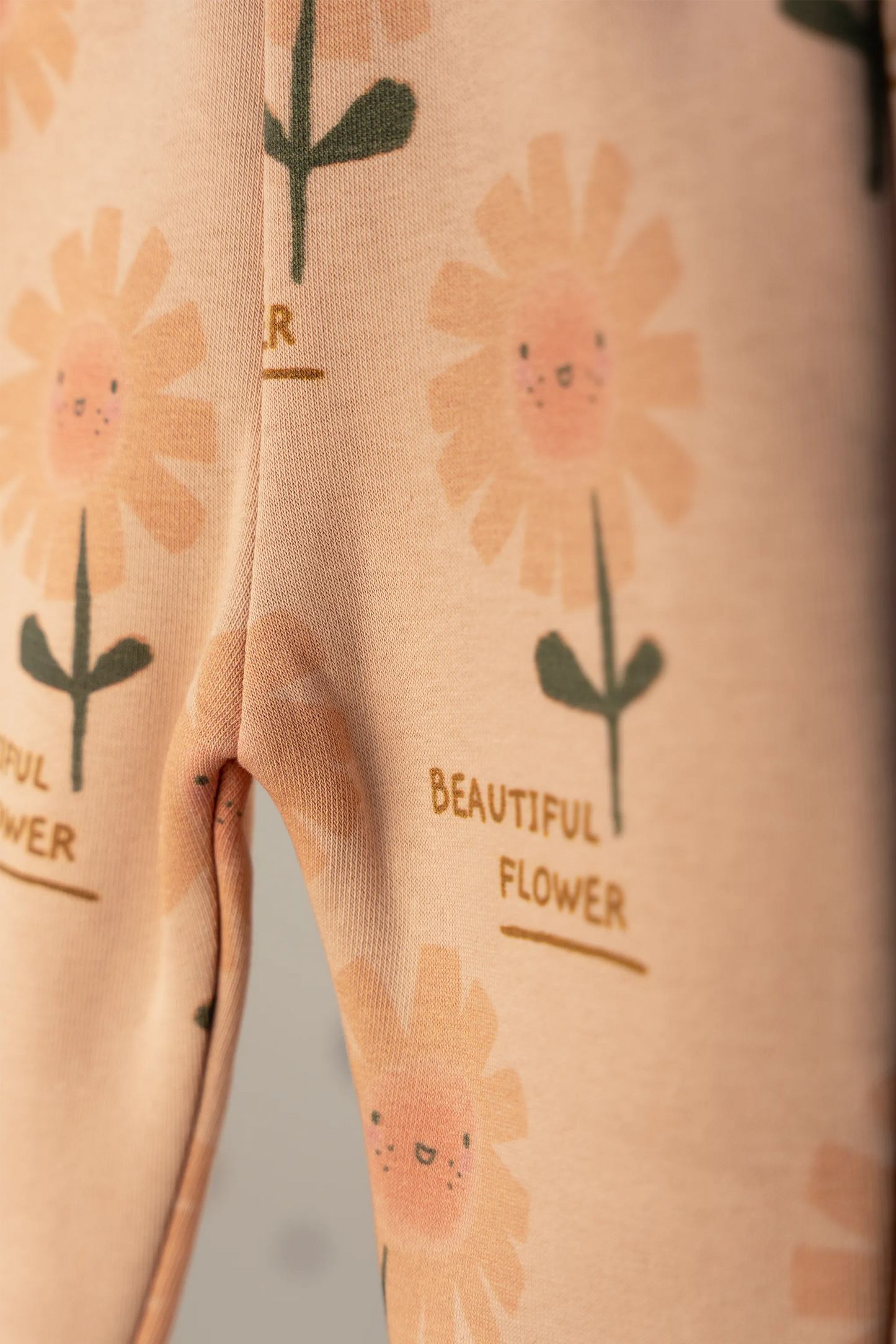 FLOWER BABY GIRL 3 THREAD SWEATSHIRT & JOGGER TROUSERS SET (6-24M)