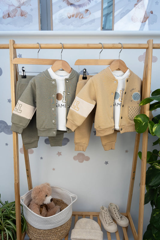 GOAL THEMED 3-PIECE BABY BOY SET (6-24M)