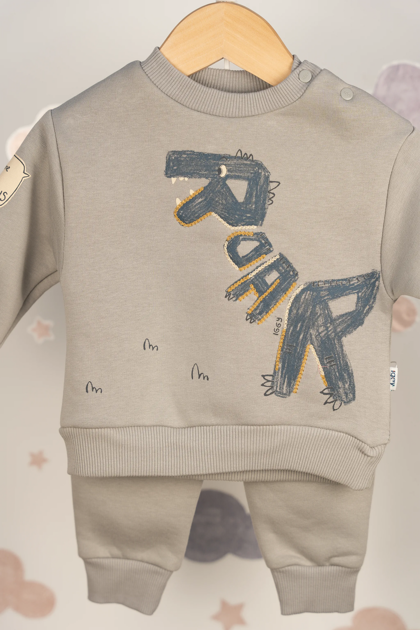 ROAR BABY BOY 3 THREAD TRACKSUIT SET (6-24M)