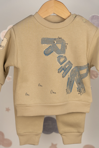 ROAR BABY BOY 3 THREAD TRACKSUIT SET (6-24M)