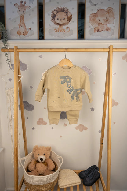 ROAR BABY BOY 3 THREAD TRACKSUIT SET (6-24M)