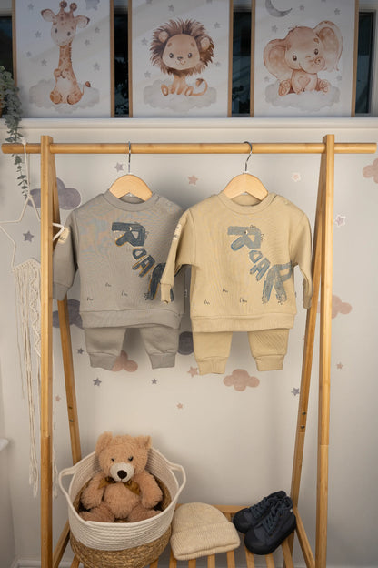 ROAR BABY BOY 3 THREAD TRACKSUIT SET (6-24M)