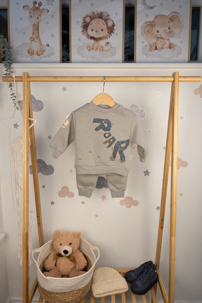 ROAR BABY BOY 3 THREAD TRACKSUIT SET (6-24M)