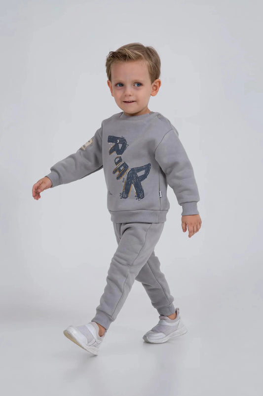 ROAR BABY BOY 3 THREAD TRACKSUIT SET (6-24M)