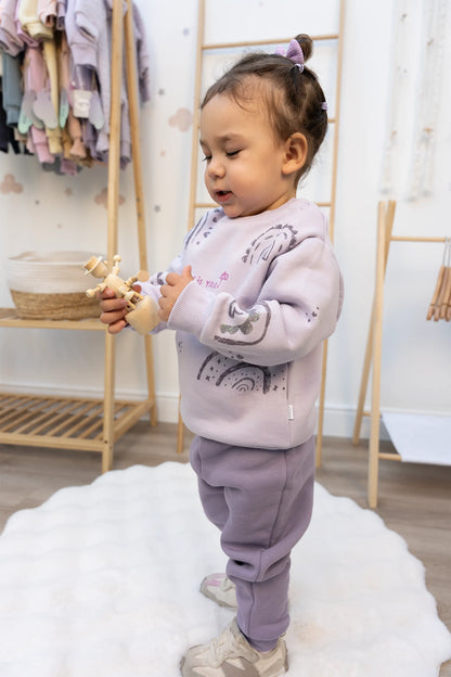 RAINBOWS BABY GIRL 3 THREAD JOGGING CO-ORD (6-24M)