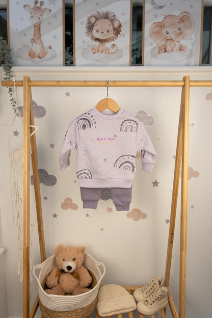 RAINBOWS BABY GIRL 3 THREAD JOGGING CO-ORD (6-24M)