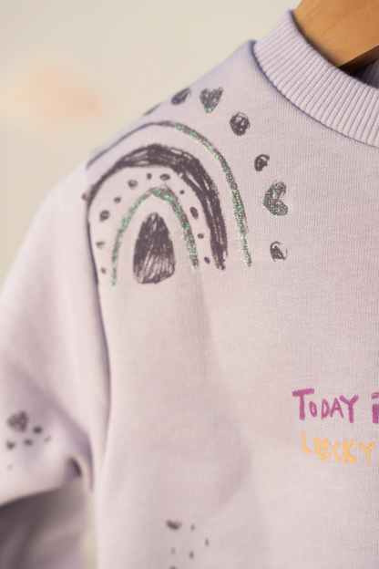 RAINBOWS BABY GIRL 3 THREAD JOGGING CO-ORD (6-24M)